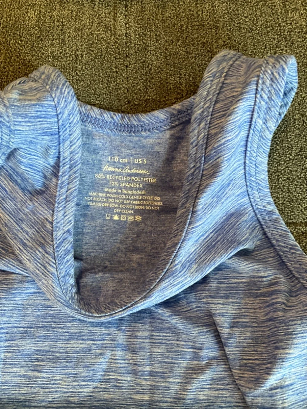 EUC Hanna Andersson Blue Skort Tank Set Size 5
